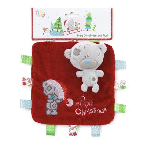 My 1st Christmas Tiny Tatty Teddy Baby Comforter & Plush £8.00